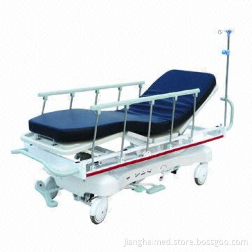 Stretcher, fashionable appearance, adjustable angle for bed and headboard, removable IV pole